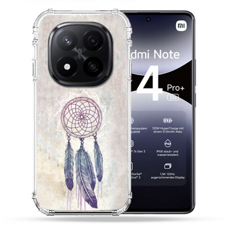 Coque Renforcée Pour Xiaomi Redmi Note 14 PRO PLUS 5G Zen Attrape Reve Blanc