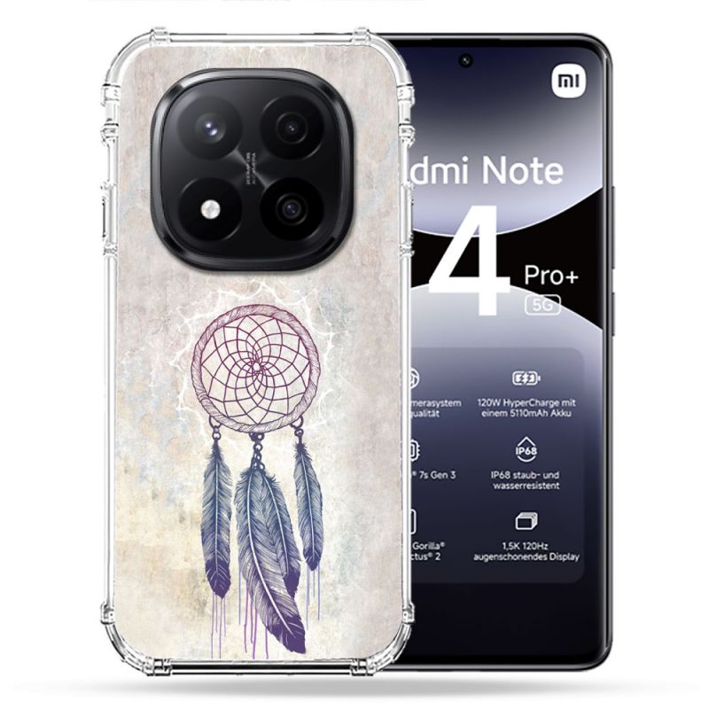 Coque Renforcée Pour Xiaomi Redmi Note 14 PRO PLUS 5G Zen Attrape Reve Blanc