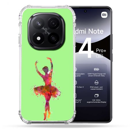 Coque Renforcée Transparente Pour Xiaomi Redmi Note 14 PRO PLUS 5G Danseuse etoile