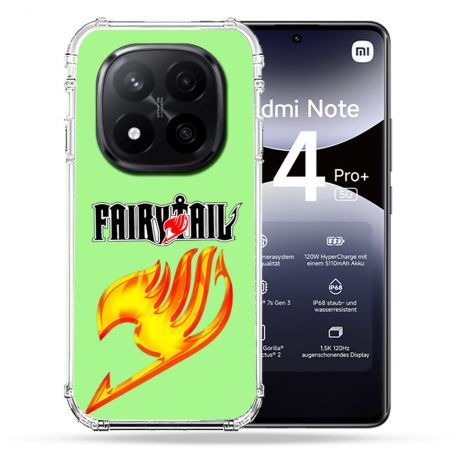 Coque Renforcée Transparente Pour Xiaomi Redmi Note 14 PRO PLUS 5G Fairy Tail