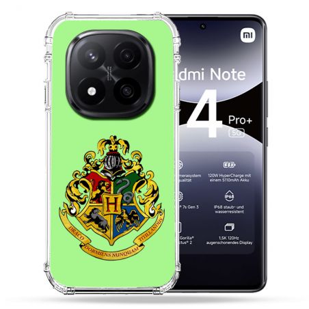 Coque Renforcée Transparente Pour Xiaomi Redmi Note 14 PRO PLUS 5G Harry Potter Poudlard