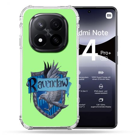 Coque Renforcée Transparente Pour Xiaomi Redmi Note 14 PRO PLUS 5G Harry Potter Ravenclaw