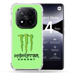 Coque Renforcée Transparente Pour Xiaomi Redmi Note 14 PRO PLUS 5G Monster Energy