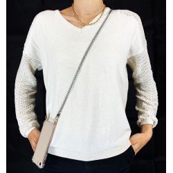 Coque Renforcée Transparente Pour Xiaomi Redmi Note 14 PRO 4G Lanière / Cordon Metal Serpent Argent