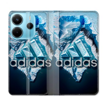 Housse Cuir Portefeuille Pour Xiaomi Redmi Note 14 4G Adidas Iceberg