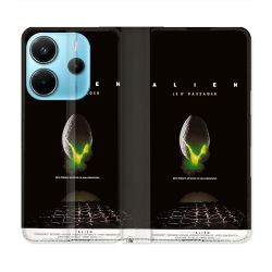 Housse Cuir Portefeuille Pour Xiaomi Redmi Note 14 4G Alien Affiche