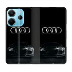 Housse Cuir Portefeuille Pour Xiaomi Redmi Note 14 4G Audi