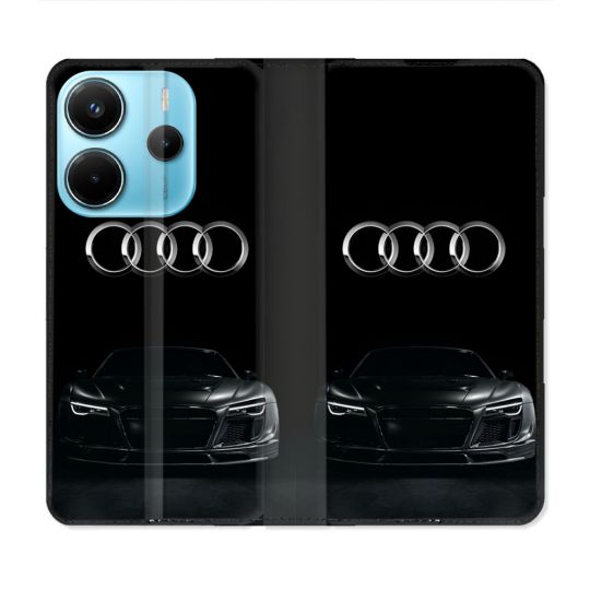 Housse Cuir Portefeuille Pour Xiaomi Redmi Note 14 4G Audi