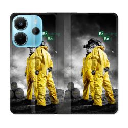 Housse Cuir Portefeuille Pour Xiaomi Redmi Note 14 4G Breaking Bad Affiche