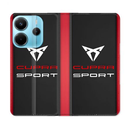 Housse Cuir Portefeuille Pour Xiaomi Redmi Note 14 4G Cupra