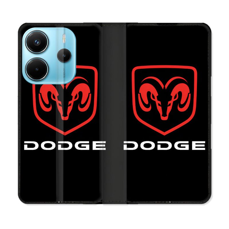 Housse Cuir Portefeuille Pour Xiaomi Redmi Note 14 4G Dodge