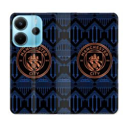 Housse Cuir Portefeuille Pour Xiaomi Redmi Note 14 4G Foot Manchester City