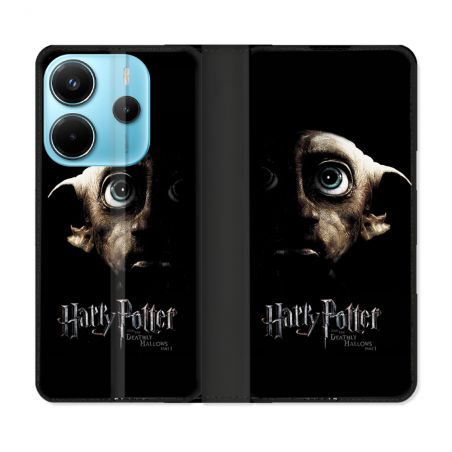 Housse Cuir Portefeuille Pour Xiaomi Redmi Note 14 4G Harry Potter Hollows Dobby