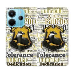 Housse Cuir Portefeuille Pour Xiaomi Redmi Note 14 4G Harry Potter Poursouffle