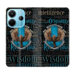 Housse Cuir Portefeuille Pour Xiaomi Redmi Note 14 4G Harry Potter Serdaigle