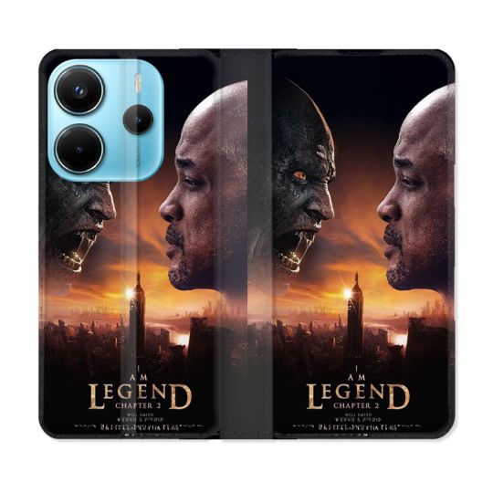 Housse Cuir Portefeuille Pour Xiaomi Redmi Note 14 4G Je suis une Légende