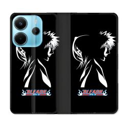 Housse Cuir Portefeuille Pour Xiaomi Redmi Note 14 4G Manga Bleach Duo