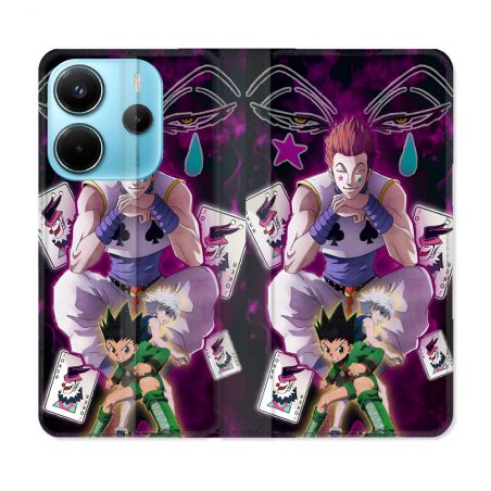 Housse Cuir Portefeuille Pour Xiaomi Redmi Note 14 4G Manga Hunter X Hunter Hisoka