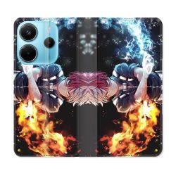Housse Cuir Portefeuille Pour Xiaomi Redmi Note 14 4G Manga My Hero Academia Shoto