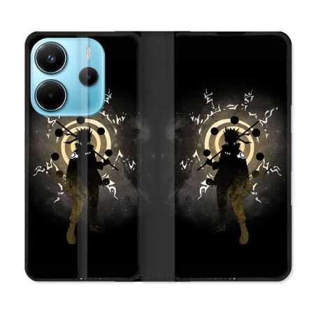 Housse Cuir Portefeuille Pour Xiaomi Redmi Note 14 4G Manga Naruto Sage