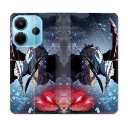 Housse Cuir Portefeuille Pour Xiaomi Redmi Note 14 4G Manga Solo Leveling Sung Epee