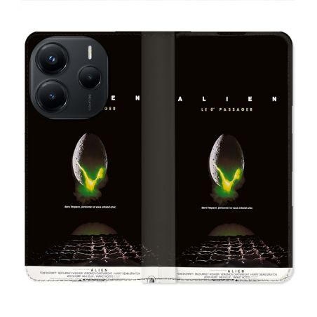 Housse Cuir Portefeuille Pour Xiaomi Redmi Note 14 5G Alien Affiche