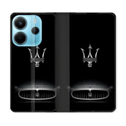 Housse Cuir Portefeuille Pour Xiaomi Redmi Note 14 4G Maserati
