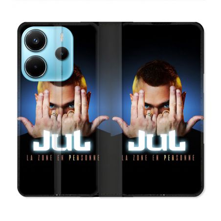 Housse Cuir Portefeuille Pour Xiaomi Redmi Note 14 4G Musique Jul Signe