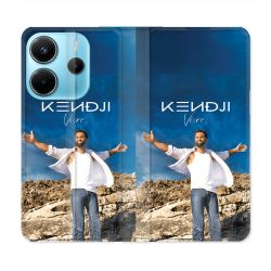 Housse Cuir Portefeuille Pour Xiaomi Redmi Note 14 4G Musique Kendji