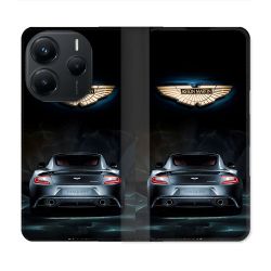 Housse Cuir Portefeuille Pour Xiaomi Redmi Note 14 5G Aston Martin