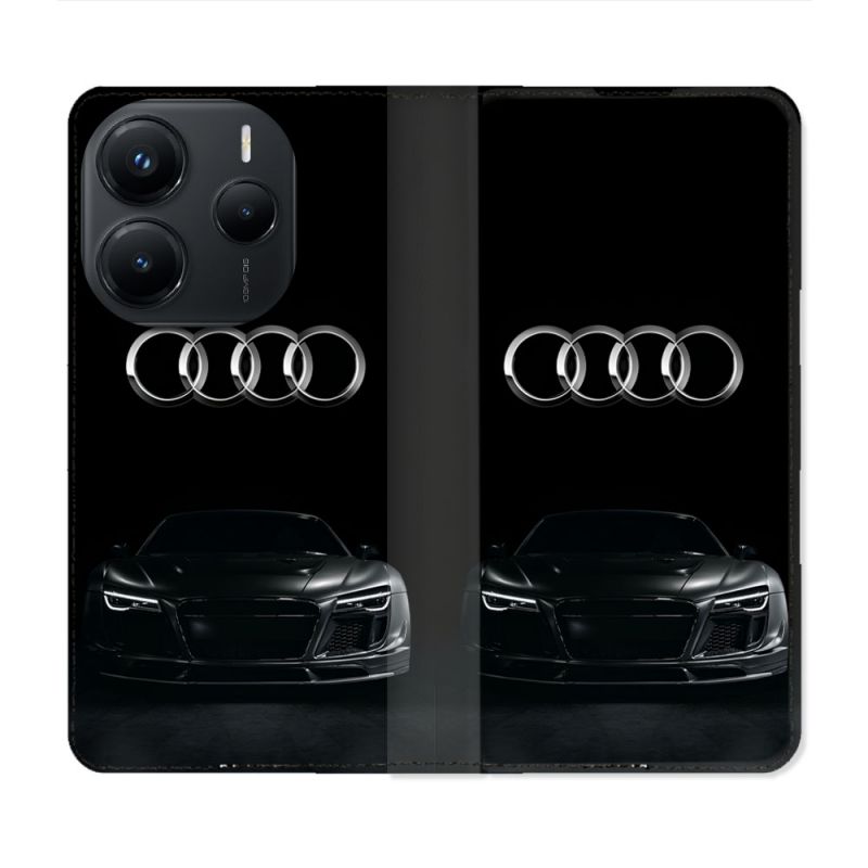 Housse Cuir Portefeuille Pour Xiaomi Redmi Note 14 5G Audi