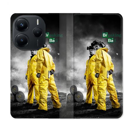 Housse Cuir Portefeuille Pour Xiaomi Redmi Note 14 5G Breaking Bad Affiche