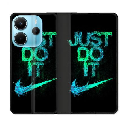 Housse Cuir Portefeuille Pour Xiaomi Redmi Note 14 4G Nike Just Do It
