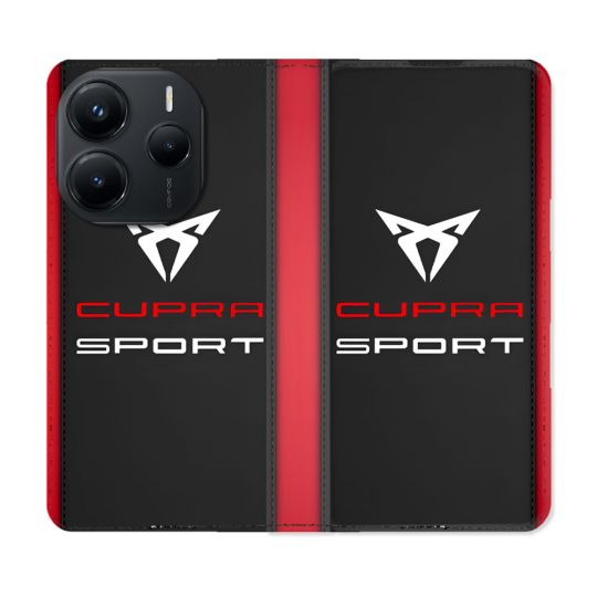 Housse Cuir Portefeuille Pour Xiaomi Redmi Note 14 5G Cupra