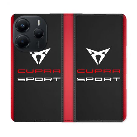 Housse Cuir Portefeuille Pour Xiaomi Redmi Note 14 5G Cupra