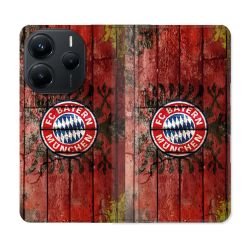 Housse Cuir Portefeuille Pour Xiaomi Redmi Note 14 5G Foot Benfica