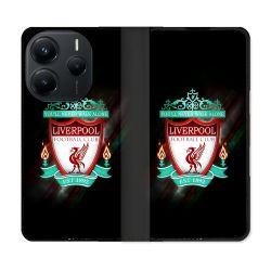 Housse Cuir Portefeuille Pour Xiaomi Redmi Note 14 5G Foot Liverpool