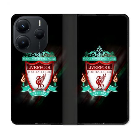 Housse Cuir Portefeuille Pour Xiaomi Redmi Note 14 5G Foot Liverpool