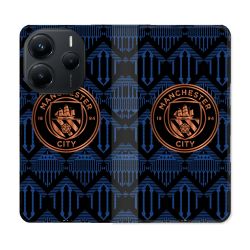 Housse Cuir Portefeuille Pour Xiaomi Redmi Note 14 5G Foot Manchester City