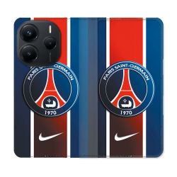 Housse Cuir Portefeuille Pour Xiaomi Redmi Note 14 5G Foot PSG 1970