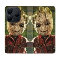 Housse Cuir Portefeuille Pour Xiaomi Redmi Note 14 5G Groot Vert