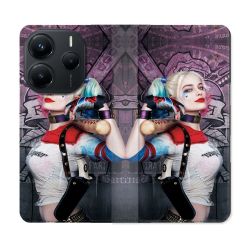 Housse Cuir Portefeuille Pour Xiaomi Redmi Note 14 5G Harley Quinn Batte