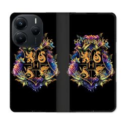 Housse Cuir Portefeuille Pour Xiaomi Redmi Note 14 5G Harry Potter Hogwarts