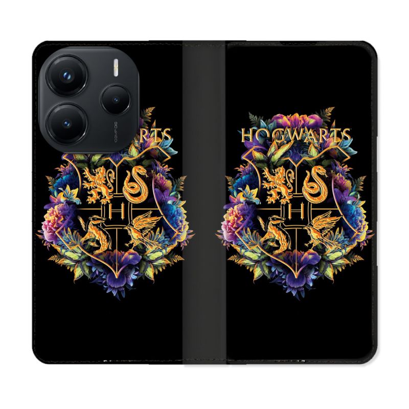 Housse Cuir Portefeuille Pour Xiaomi Redmi Note 14 5G Harry Potter Hogwarts