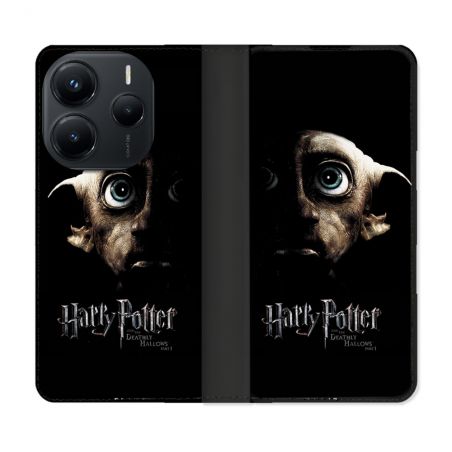 Housse Cuir Portefeuille Pour Xiaomi Redmi Note 14 5G Harry Potter Hollows Dobby
