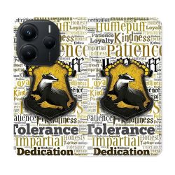 Housse Cuir Portefeuille Pour Xiaomi Redmi Note 14 5G Harry Potter Poursouffle