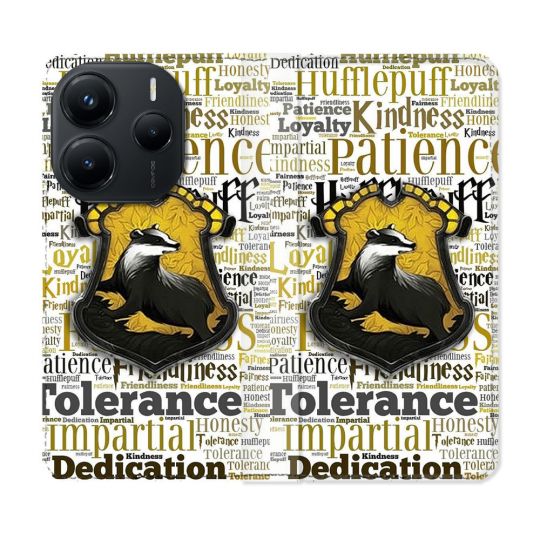 Housse Cuir Portefeuille Pour Xiaomi Redmi Note 14 5G Harry Potter Poursouffle