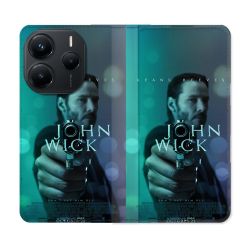 Housse Cuir Portefeuille Pour Xiaomi Redmi Note 14 5G John Wick