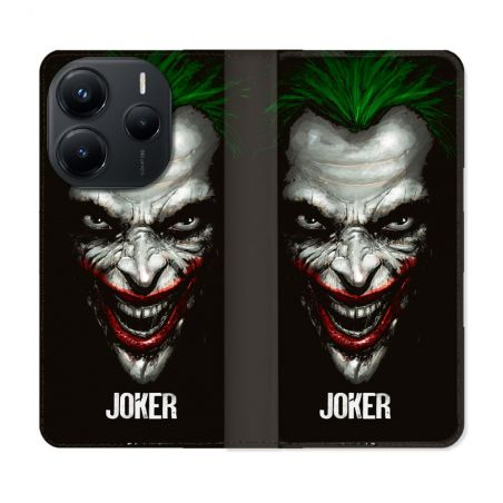 Housse Cuir Portefeuille Pour Xiaomi Redmi Note 14 5G Joker Noir