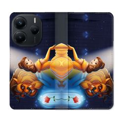 Housse Cuir Portefeuille Pour Xiaomi Redmi Note 14 5G La Belle et La Bête